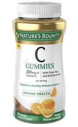 NATURE'S BOUNTY C GUMMIES 250MG BOITE DE 80