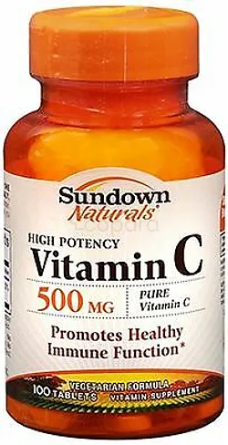 SUNDOWN NATURALS VITAMIN C 500MG BOITE DE 100 COMPRIMES