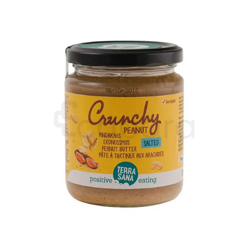 TERRASANA BEURRE DE CACAHUETTE CRUNCHY AU SEL D'HIMALAYA 250G