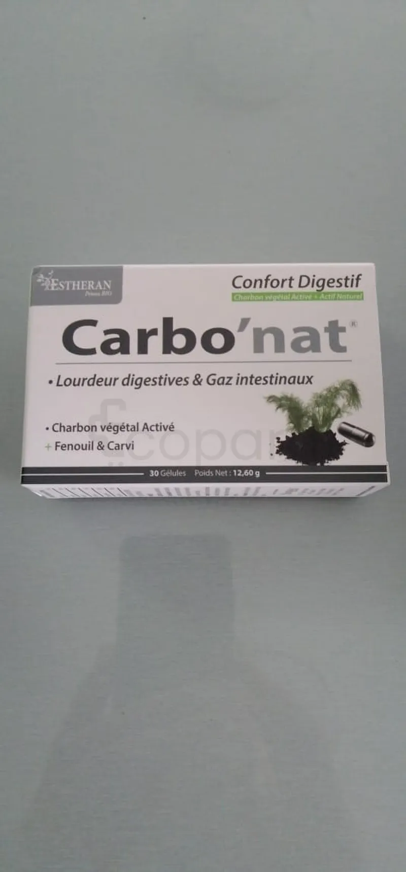 CARBO'NAT BOITE DE 30 GELULES