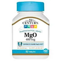 21ST CENTURY MGO 400MG BOITE DE 90 COMPRIMES