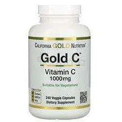 CALIFORNIA GOLD NUTRITION GOLD C VITAMIN C 1000MG BOITE DE 240 CAPSULES