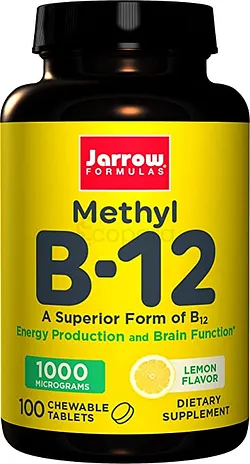 JARROW FORMULAS METHYL B-12 LEMON FLAVOR BOITE DE 100 COMPRIMES