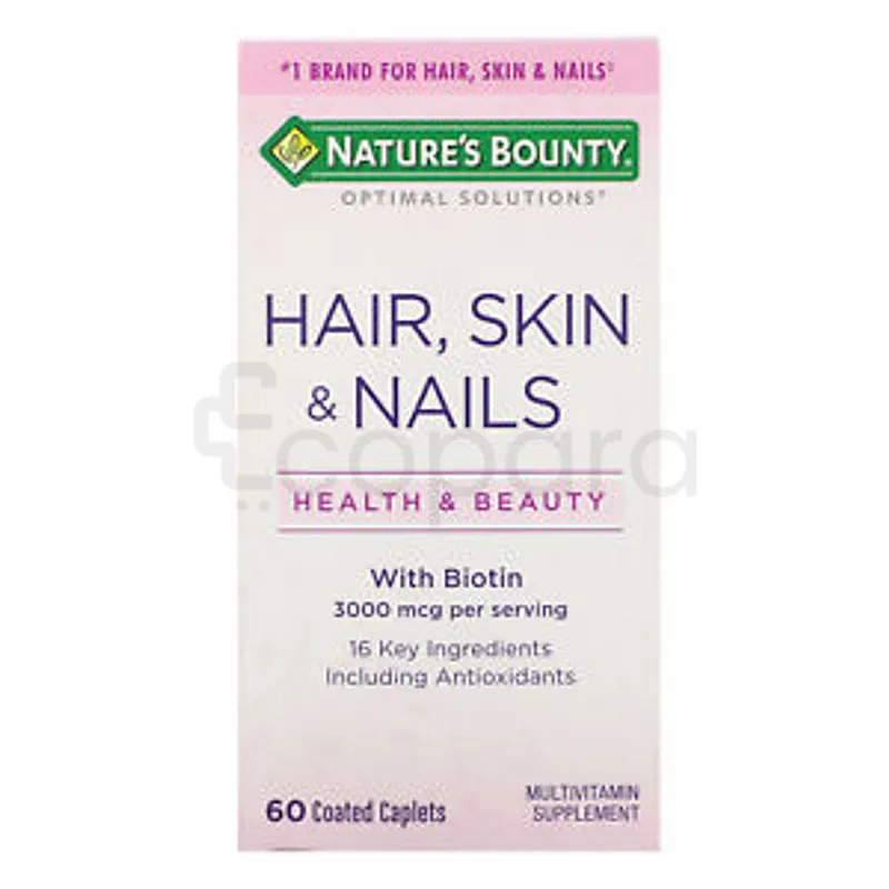 NATURE'S BOUNTY HAIR SKIN NAILS BOITE DE 60 COMP