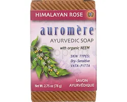 AUROMERE HIMALAYAN ROSE SAVON AYURVEDIQUE 78G