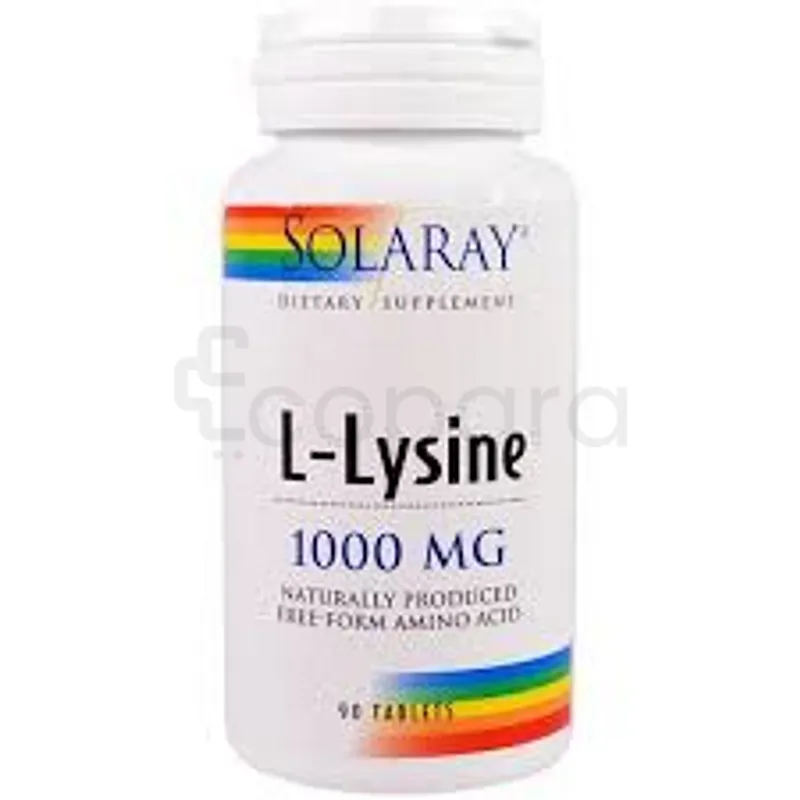 SOLARAY L-LYSINE 1000MG BOITE DE 90 COMPRIMES