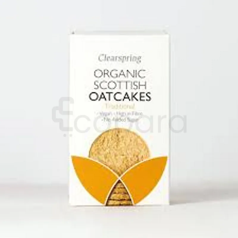 CLEARSPRING ORGANIC OATCAKES TRADITIONAL 200G