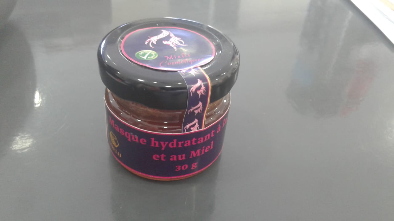 MIELII MASQUE HYDRATANT A LA ROSE ET AU MIEL 30G