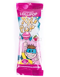 XYLI POP LOLLIPOP SUCETTES FRAISE 6G