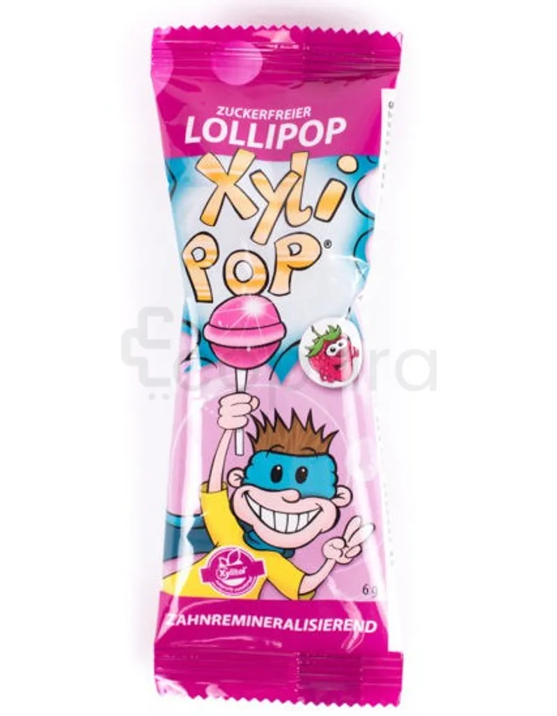 XYLI POP LOLLIPOP SUCETTES FRAISE 6G