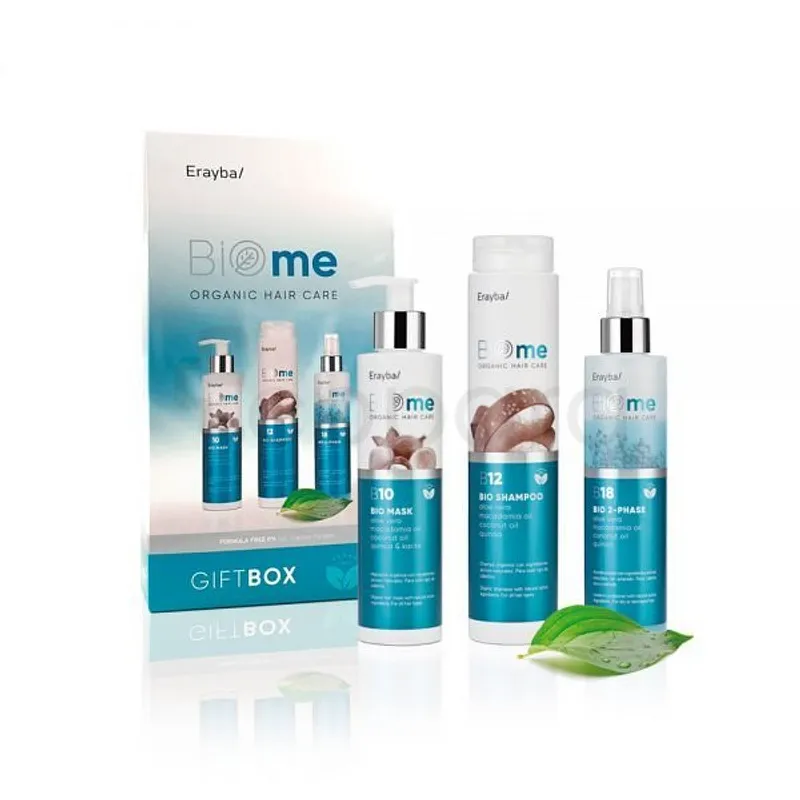 ERAYBA BIOME GIFT BOX BIO SHAMPOOING 250ML + BIO MASK 200ML + BIO2 PHASE 200ML