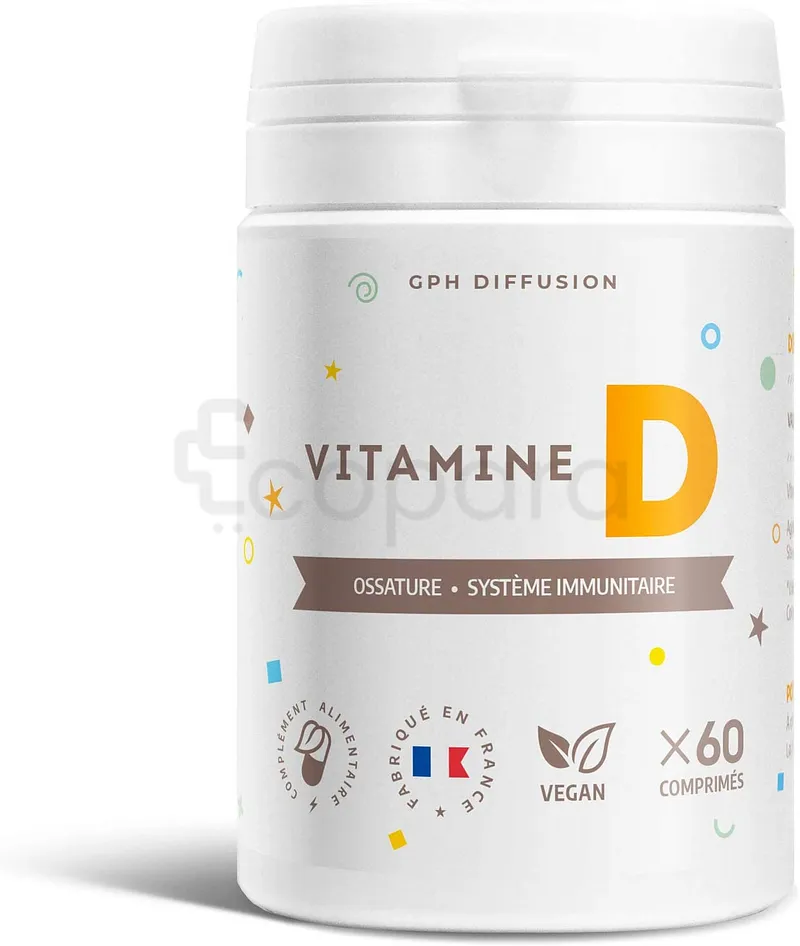 GPH DIFFUSION VITAMINE D BOITE DE 60 COMPRIMES