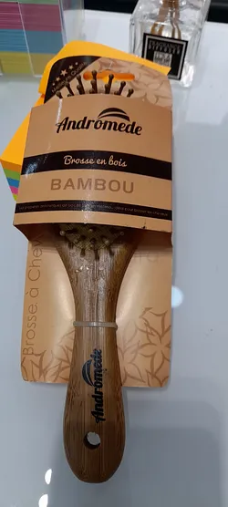 ANDROMEDE BROSSE A CHEVEUX EN BOIS BAMBOU
