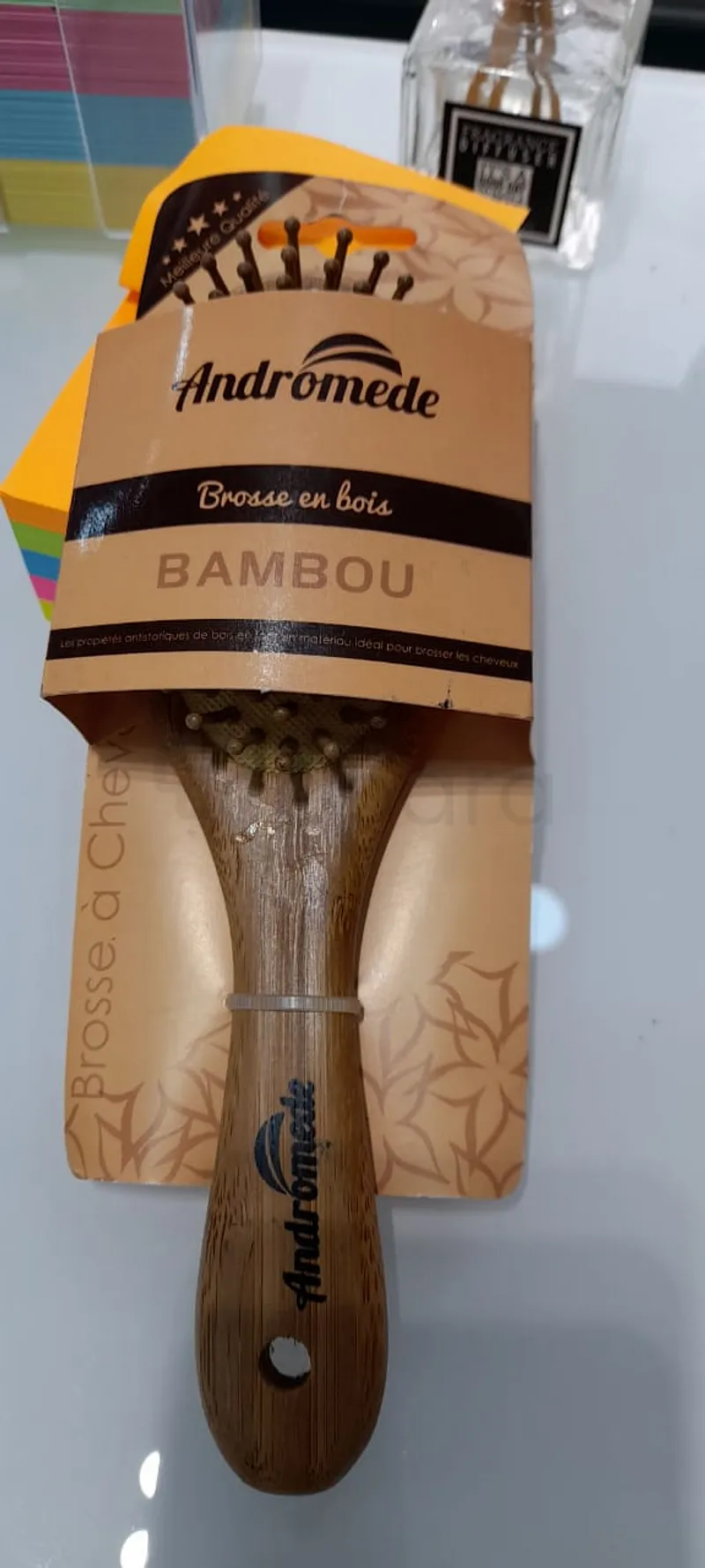 ANDROMEDE BROSSE A CHEVEUX EN BOIS BAMBOU