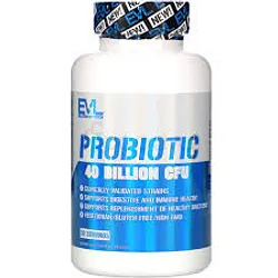 EVLUTION NUTRITION PROBIOTIC 40 BILLION CFU BOITE DE 30 COMPRIMES