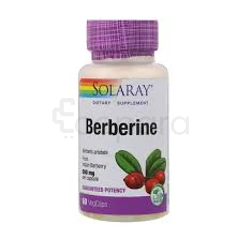 SOLARAY BERBERINE 500MG BOITE DE 60 COMPRIMES
