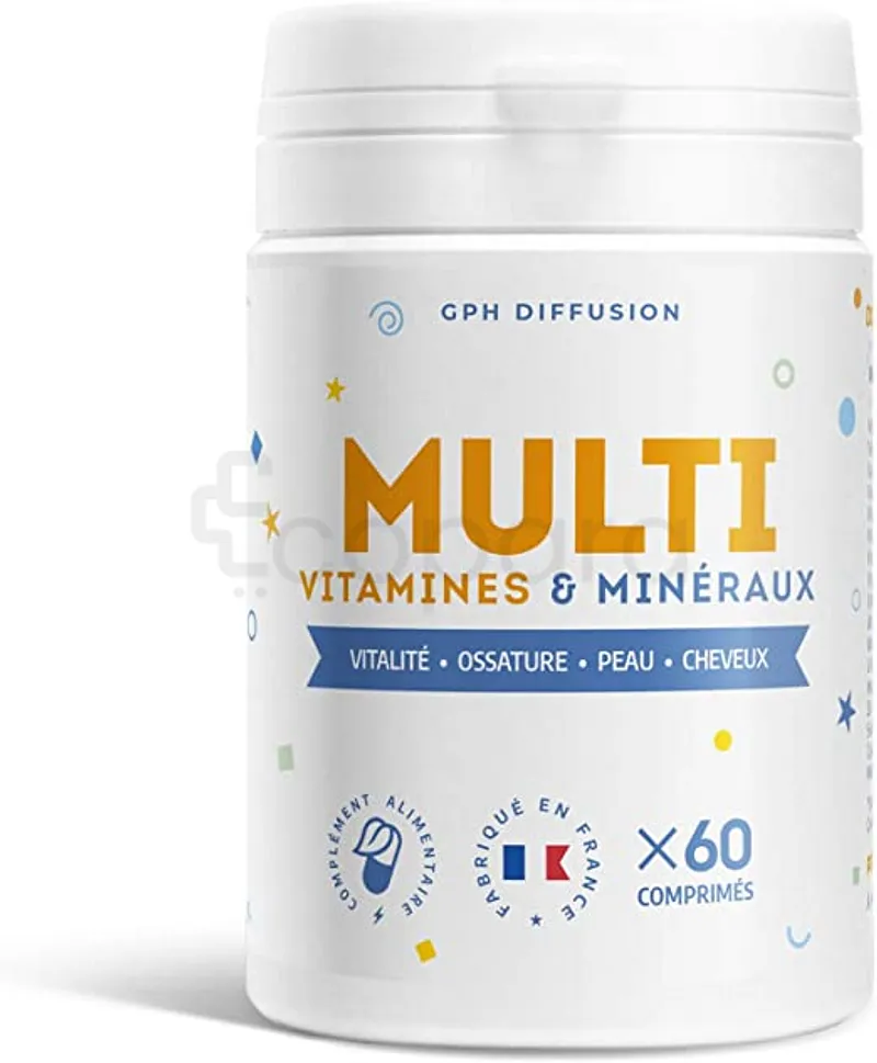 GPH DIFFUSION MULTI VITAMINES & MINERAUX BOITE DE 60 COMPRIMES