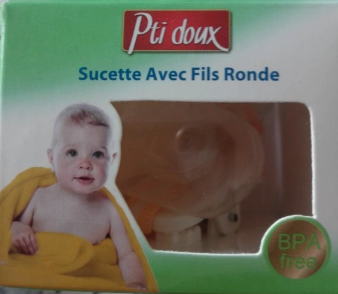 PTI DOUX SUCETTE AVEC FILS RONDE REFERENCE 036