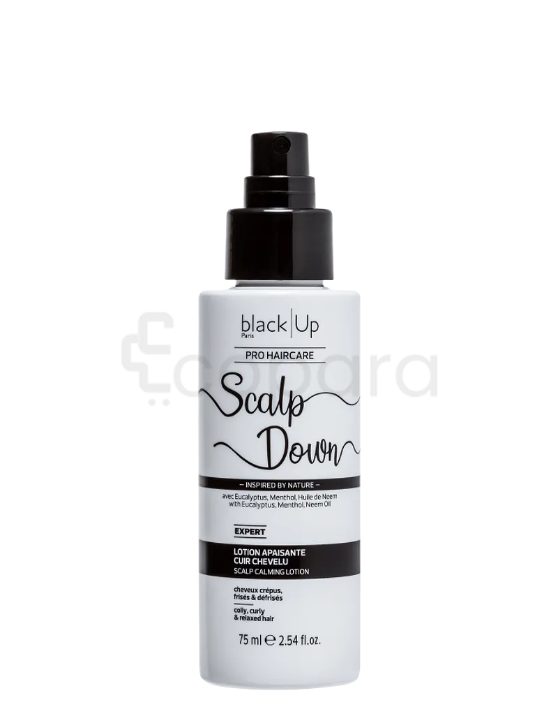 BLACK UP SCALP DOWN EXPERT LOTION APAISANTE CHEVEUX CREPUS SPRAY 75ML