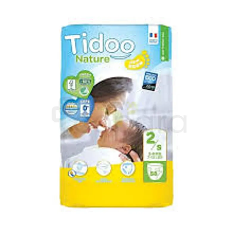 TIDOO COUCHES NEWBORN T0 TAILLE S 3-6KG BOITE DE 58