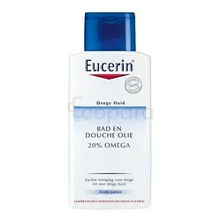 EUCERIN HUILE BAIN ET DOUCHE 20% OMEGA PEAU SECHE 200ML