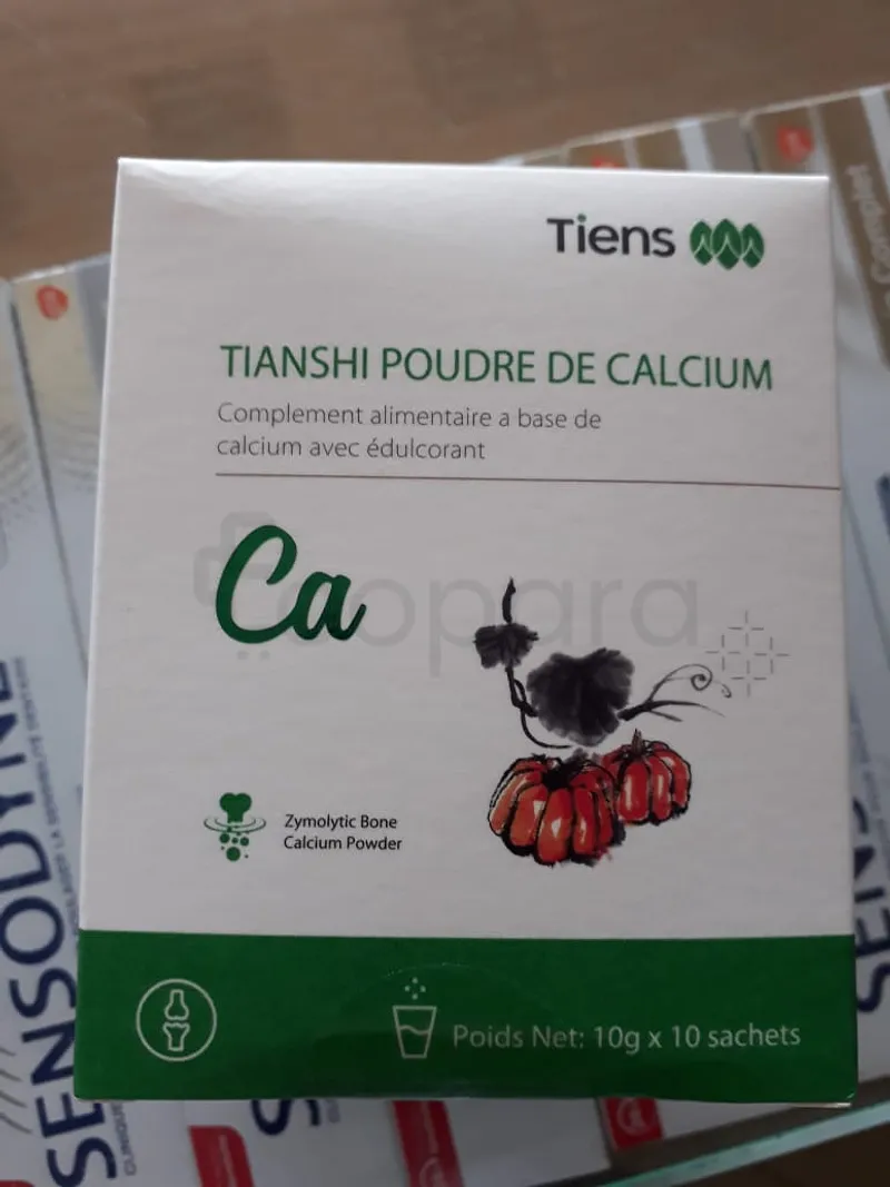 TIENS TIANSHI POUDRE DE CALCIUM BOITE DE 10 SACHETS