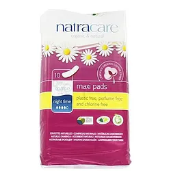 NATRACARE MAXI PADS NIGHT TIME BOITE DE 10