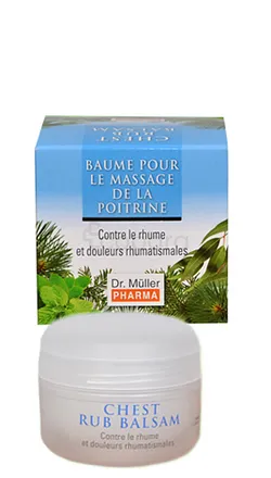 DR MULLER CHEST RUB BALSAM POUR LE MASSAGE DE LA POITRINE