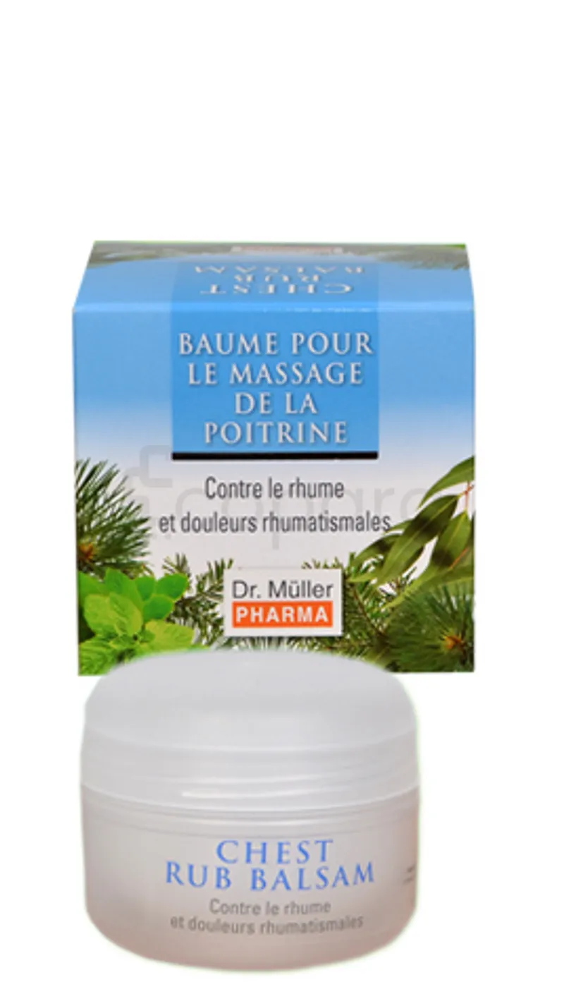 DR MULLER CHEST RUB BALSAM POUR LE MASSAGE DE LA POITRINE