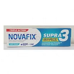 NOVAFIX SUPRA 3 TRIPLE ACTION CREME ADHESIVE 20G