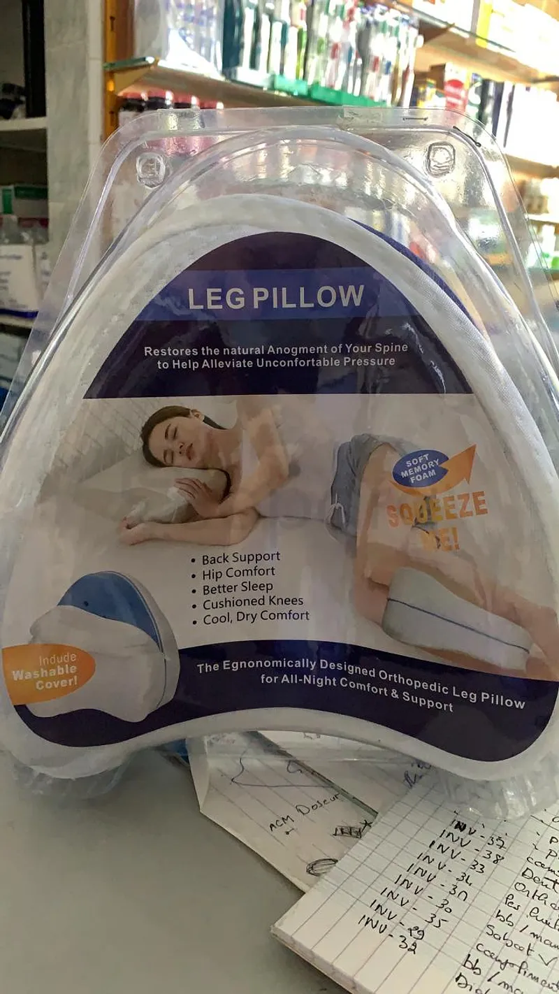 LEG PILLOW COMFORT AND SUPPORT
