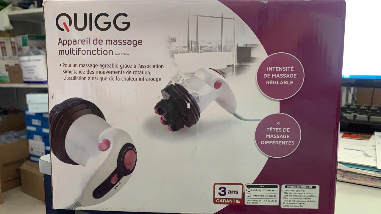 QUIGG APPAREIL DE MASSAGE MLULTIFONCTION