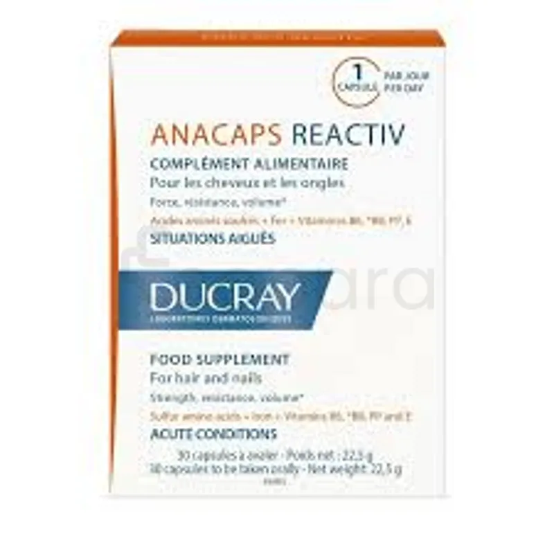 DUCRAY ANACAPS REACTIV BOITE DE 30 CAPSULES