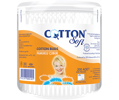 COTTON SOFT COTTON TIGE BOITE DE 200