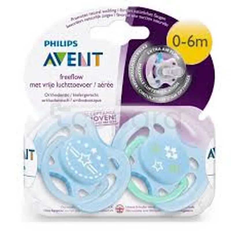 AVENT SUCETTE 0-6MOIS GARCON BOITE DE 2 REFERENCE SCF172/01