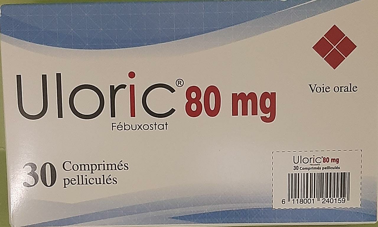ULORIC 80MG BOITE DE 30 COMPRIMES