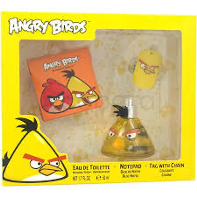 ANGRY BIRDS COFFRET EAU DE TOILETTE 50ML + COLLIER + CARNET