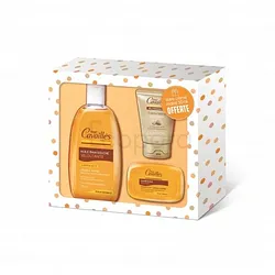 ROGE CAVAILLES COFFRET VELOUTANT HUILE BAIN ET DOUCHE 250ML + SAVON HUILE VELOUTANT + CREME MAINS VELOPUTANTE