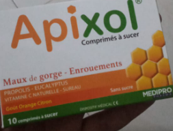APIXOL MAUX DE GORGE ENROUEMENTS BOITE DE 10 COMPRIMES A SUCER