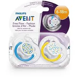 AVENT SUCETTE CIRCULATION D'AIR OPTIMISEE 6-18MOIS REFERENCE SCF180/27