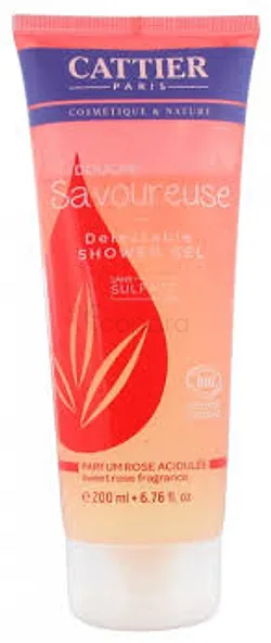 CATTIER DOUCHE SAVOUREUSE SANS SULFATE GEL 200ML