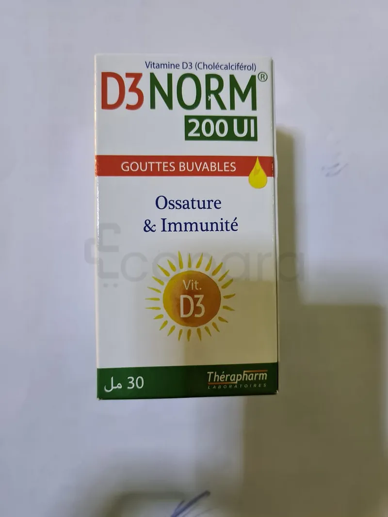 D3 NORM 200UI OSSATURE ET IMMUNITE GOUTTES BUVABLES 30ML