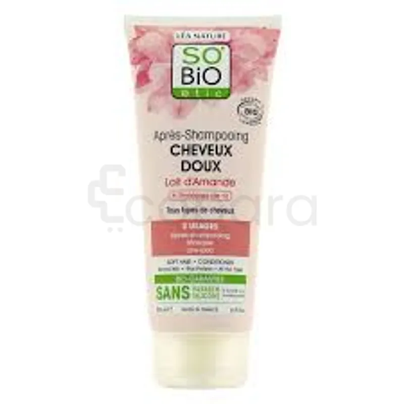 SO'BIO ETIC APRES SHAMPOOING LAIT D'AMANDE BIO 200ML
