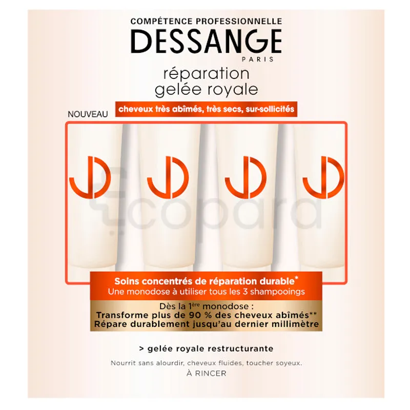 DESSANGE REPARATION GELEE ROYALE SOIN CONCENTRE DE REPARATION DURABLE 32*100G