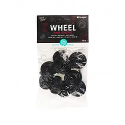 VEGAN WHEEL SWEET LIQUORICE 100G