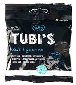 VEGAN TUBI'S SALE LIQUORICE 100G