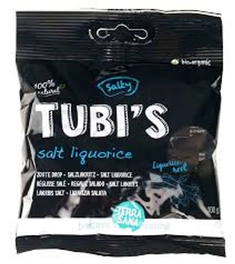 VEGAN TUBI'S SALE LIQUORICE 100G