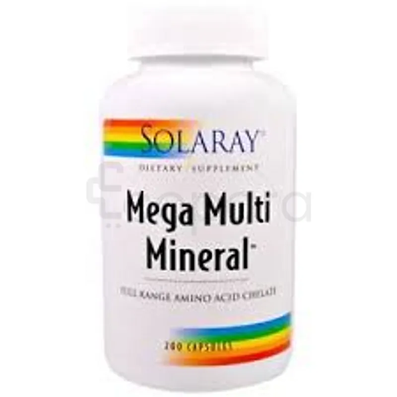 SOLARAY MEGA MULTI MINERAL BOITE DE 200 CAPSULES