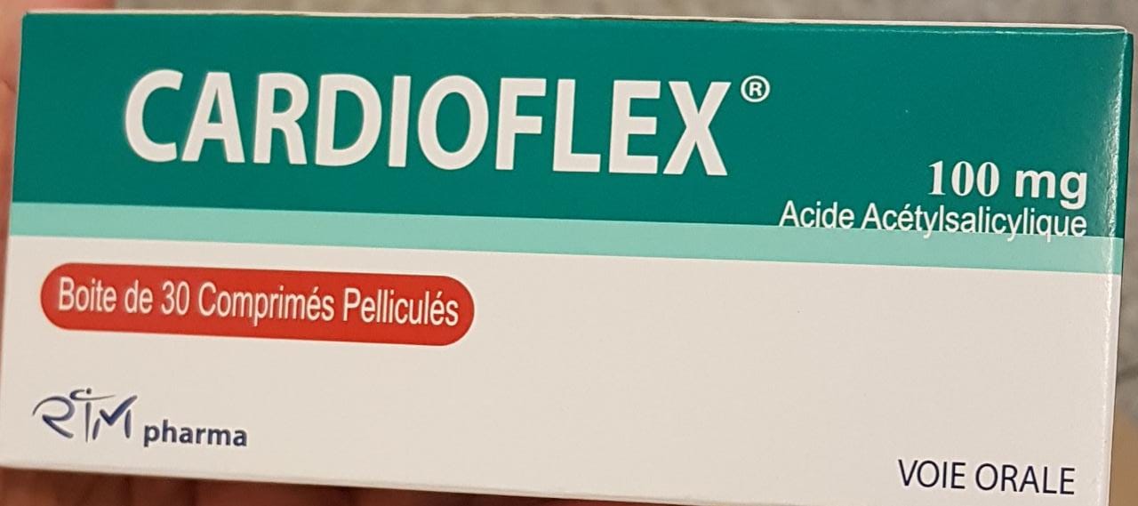 CARDIOFLEX 100MG BOITE 30 COMPRIMES