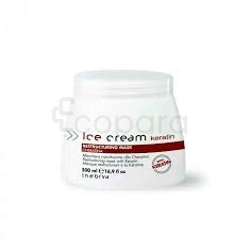 INEBRYA ICE CREAM KERATINA RESTRUCTURING MASK 500ML